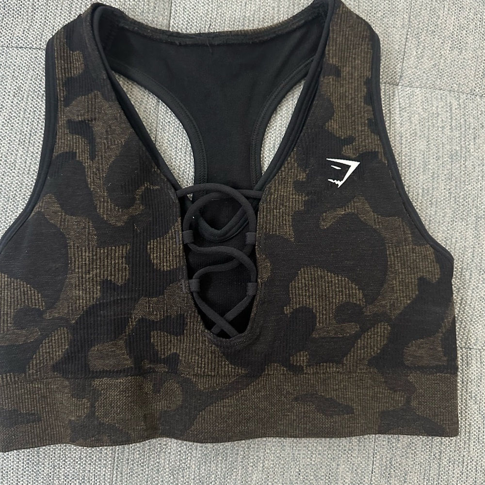 Gymshark Camo Sports Bra